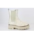 BOTIN EN PIEL COLOR BLANCO CON ELASTICO - HEAVEN
