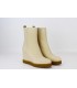 BOTIN EN PIEL BLANCO CON TACON CUÑA - HERLY