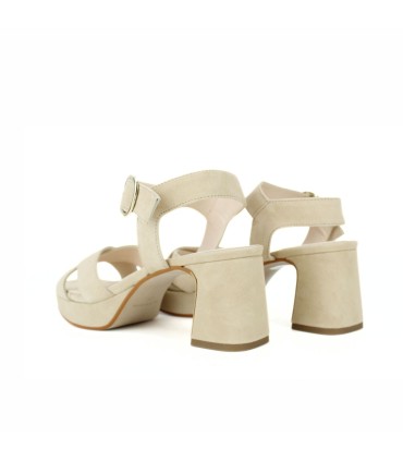 SANDALIAS DE PLATAFORMA EN ANTE - NABILA