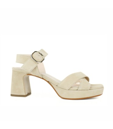 SANDALIAS DE PLATAFORMA EN ANTE - NABILA