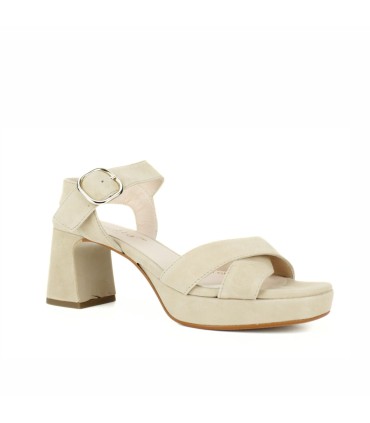 SANDALIAS DE PLATAFORMA EN ANTE - NABILA