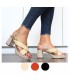 SANDALIAS PLATAFORMA EN TEJIDO  - MARGOT