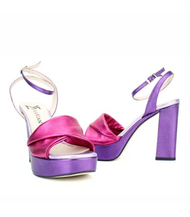 PLATAFORMAS  SAFRON LILA Y FUSCIA - MARCELA