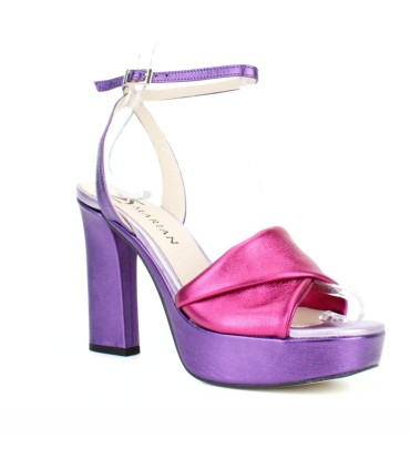 PLATAFORMAS  SAFRON LILA Y FUSCIA - MARCELA