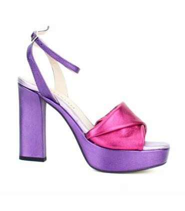 PLATAFORMAS  SAFRON LILA Y FUSCIA - MARCELA