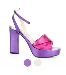 PLATAFORMAS  SAFRON LILA Y FUSCIA - MARCELA