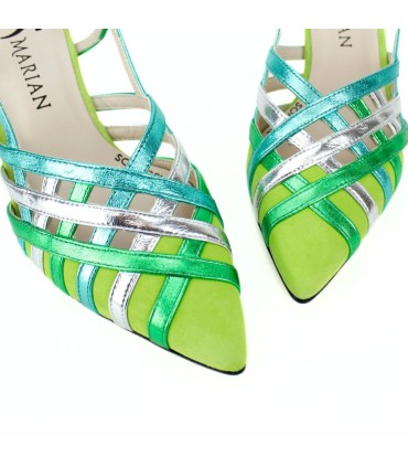 SALON DESTALONADO ANTE CON TIRAS COMBINADAS - MAITE