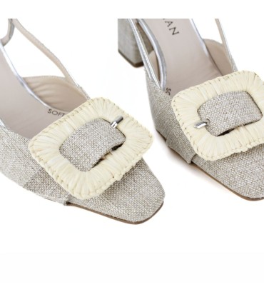 SALON DESTALONADO LINO BEIG- MAGNOLIA