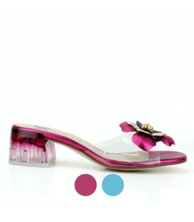 SANDALIAS VINILO TRANSPARENTE - LIU