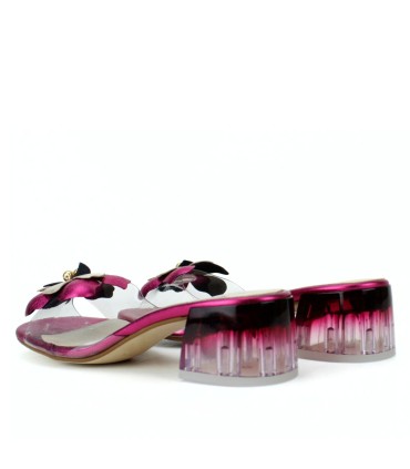 SANDALIAS VINILO TRANSPARENTE - LIU