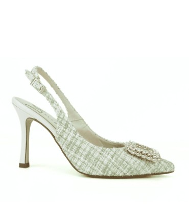 SALON DESTALONADO EN TEJIDO CHANEL - LANA