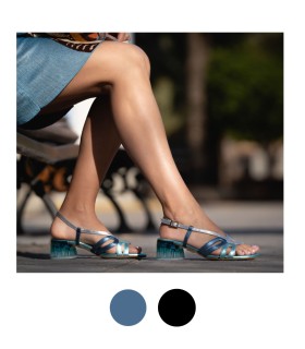 SANDALIAS METACRILATO - MARIELA