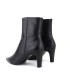 BOTÍN DE PIEL NEGRO CUERO | TACÓN 6 CM | OLYMPIA