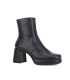 BOTÍN PIEL NEGRO CON PLATAFORMA | TACÓN 6,5 CM |  OLUCHI