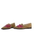MOCASINES ANTE MARRÓN CON ADORNO FUCSIA | OLGA