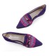 MOCASINES ANTE VIOLETA CON ADORNO | OLGA