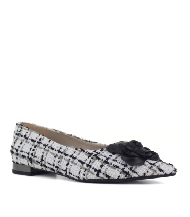 BAILARINA EN TEJIDO LINTON BLANCO| OPAL