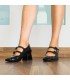 SALON PIEL NEGRO | TACÓN 5.5 CM | PAOLA