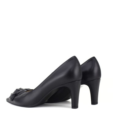 SALON VITELO NEGRO | TACÓN 7 CM | PAU