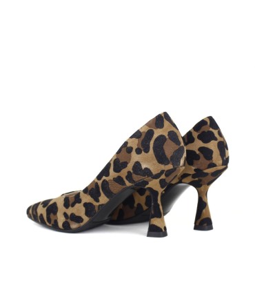 SALONES DE ANTE ANIMAL PRINT | TACÓN 6.5 CM | SAVAGE