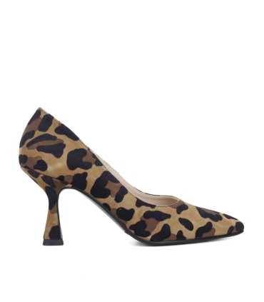 SALONES DE ANTE ANIMAL PRINT | TACÓN 6.5 CM | SAVAGE